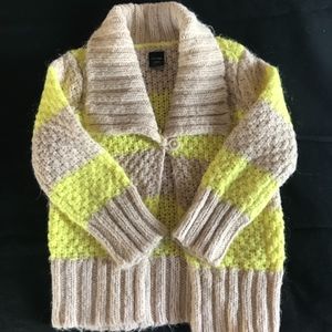 Girls Striped Cardigan